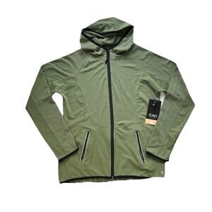 Cali Sport Full Zip Lightweight Hoodie Jacket Medium Running Yoga Athleisure